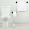 NEX&#x2122; 7-Piece Black Wall-Mounted Toilet Paper Roll Holder Set